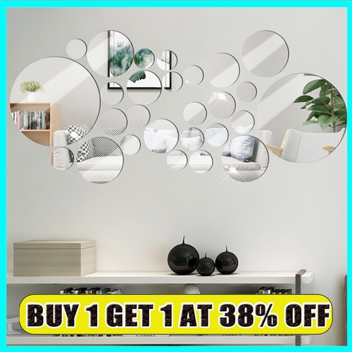 32pcs home mirror tiles - 32pcs, 3d