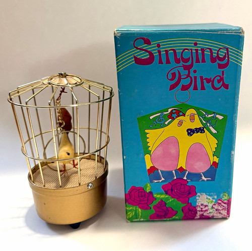 Battery operated singing - operated, bird