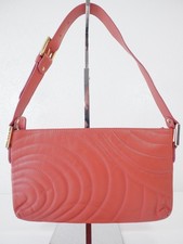 Paul Smith Leather Bag Dusky Coral Pink Swirl Shoulder Bag