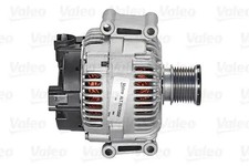 Alternator with belt pulley