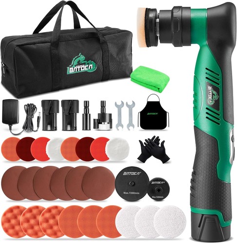 Mini cordless car polisher - car,