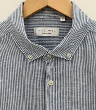 Nigel Hall Pure Linen  Blue