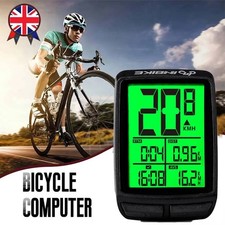 UK Wireless Bike Computer MPH