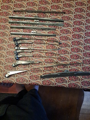 Vintage car wipers job - car, lot