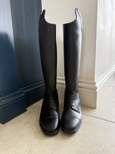 Black leather petrie riding - black,
