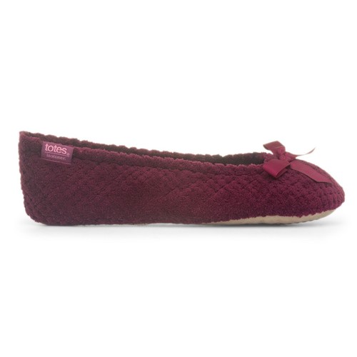 Totes womens slippers red - totes,