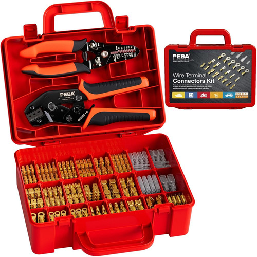 Crimping tool kit for - tool, spade