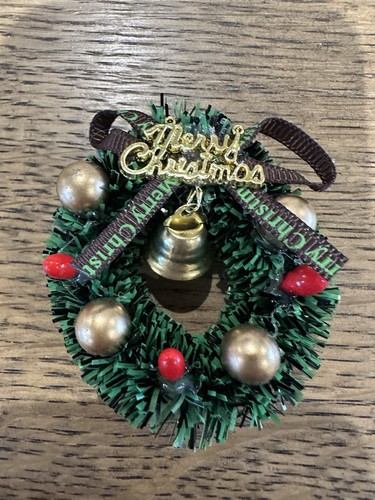 New miniature christmas wreath - miniature,