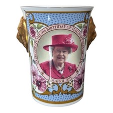 Caverswall Royalty Lion Head Beaker Elizabeth II - 90th Birthday Limited Edition