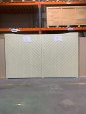 Timber (Wooden) Garden Gates 3220mm Wide x 2000mm High - Steel Lined