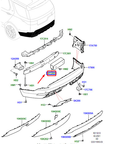 Discovery l462 rear - v,