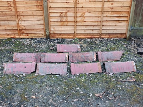 Red victorian coping stones - victorian,