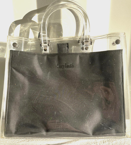 80s suzy smith clear plastic - clear,