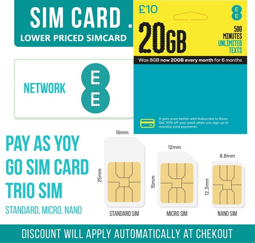 8gb pay you sim - ee,