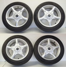 Mini Cooper ONE S 16" Inch SILVER Spider 5 Spoke 83 Set Alloy Wheels Rims Tyres