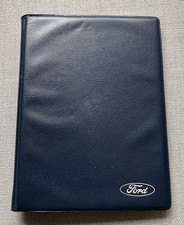 OFFICIAL FORD DOCUMENT WALLET FOLDER OWNERS MANUAL HANDBOOK SERVICE BOOK FOLDER