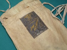 Hardy  Alnwick vintage cloth rod bag 3 section 53"  Rod in Hand trademark 213