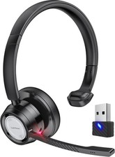 Link Dream Bluetooth Headset With Microphone & USB Dongle Wireless Headphones