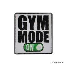 GYM MODE Letters Logo Sew/Iron