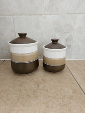 Ceramic storage jars with