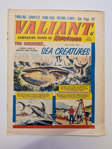 Valiant comic 20th june - valiant,