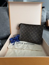 Louis Vuitton Toiletry Pouch Medium Brown Leather