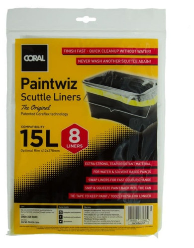 Paintwiz scuttle liners 15lt - liners,