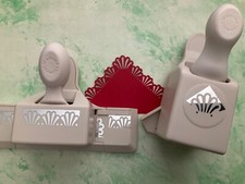 Martha Stewart Deco Fan Shell Daisy Card Craft Border Edge & Corner Punches