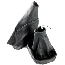 CORSA C COMBO BARINA XC GREEN STITCH GEAR GAITOR SHIFT BOOT HANDBRAKE GAITER SET