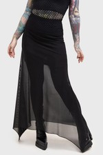 KILLSTAR Death Star Maxi Skirt In Black