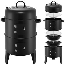 32" Charcoal Smoker BBQ Grill