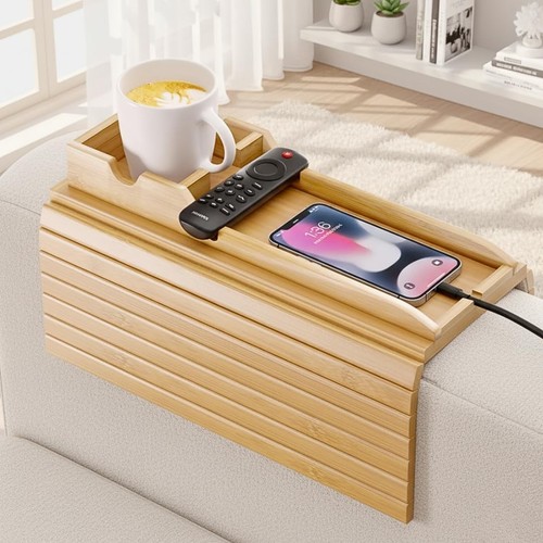 Hazzas bamboo couch armrest - hazzas,