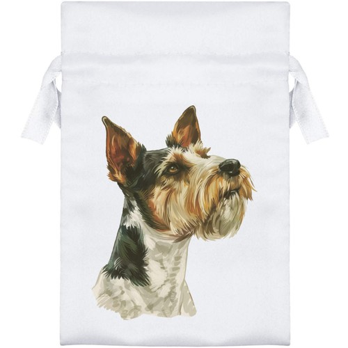 Wire fox terrier portrait - 'wire,