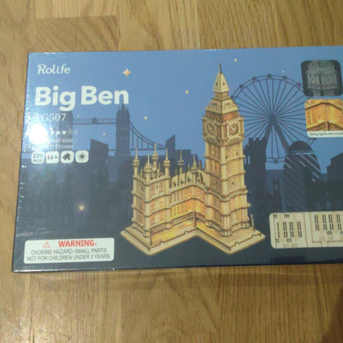 Rolife big ben plywood 3d - big,