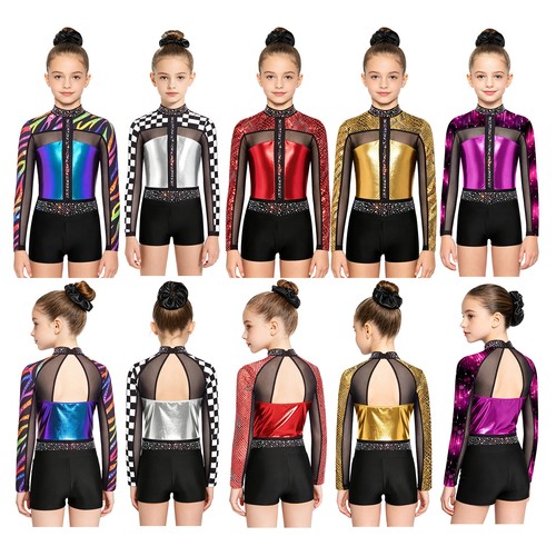 Kids girls bodysuit shiny - kids,
