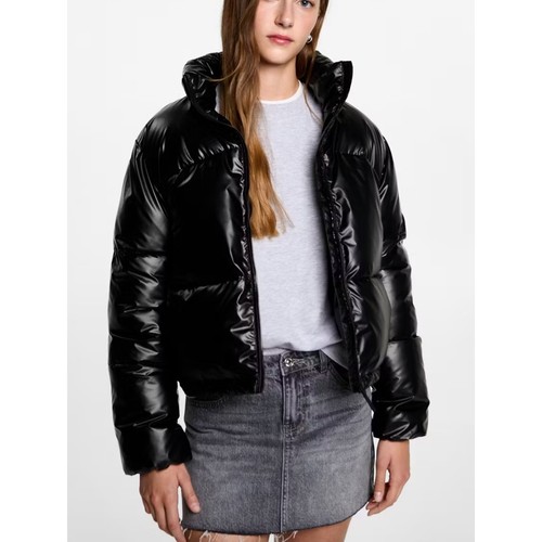 Mango metallic puffer jacket - mango,