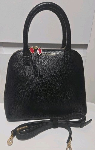 Lulu guinness black pebbled - black,