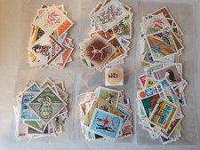6 PACKETS OF LARGE THEMATIC WORLD STAMPS - SEE PICTURES OF ACTUAL STAMPS  W-21