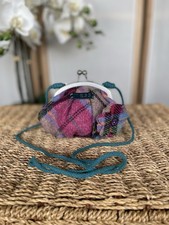 NESS Peggy wool purse on strap
