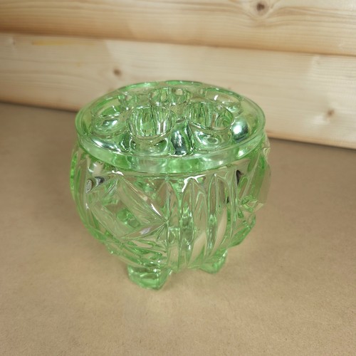 Vintage bagley green glass - bagley,