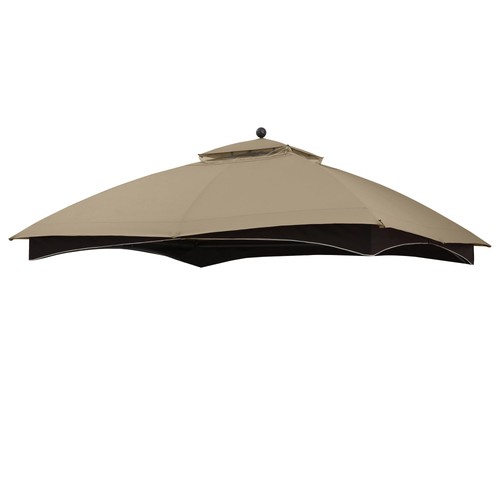 Gazebo canopy top 10x12 khaki - top,