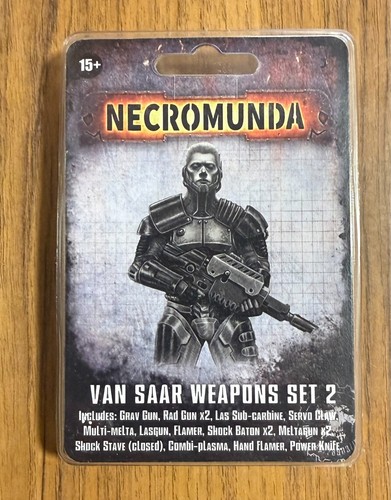 Necromunda van saar weapon set - necromunda,
