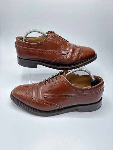 Loake brown leather brogues - brown,