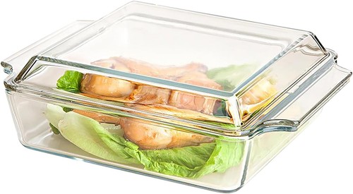 Glass casserole dishes with - 1l,