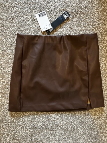 Chocolate brown faux - h&m,