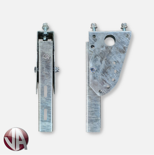 Hinged sideguard mounting leg - hinged,