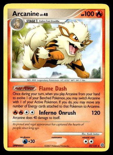 Arcanine 132 secret wonders - arcanine,