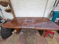 Wooden Dining Table with 6