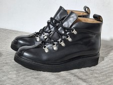 Grenson Bridget Ankle Hiking Leather Boots Womens UK 7 EU 40 US 9.5 Flat Heel