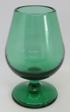 . Green glass vintage Art Deco